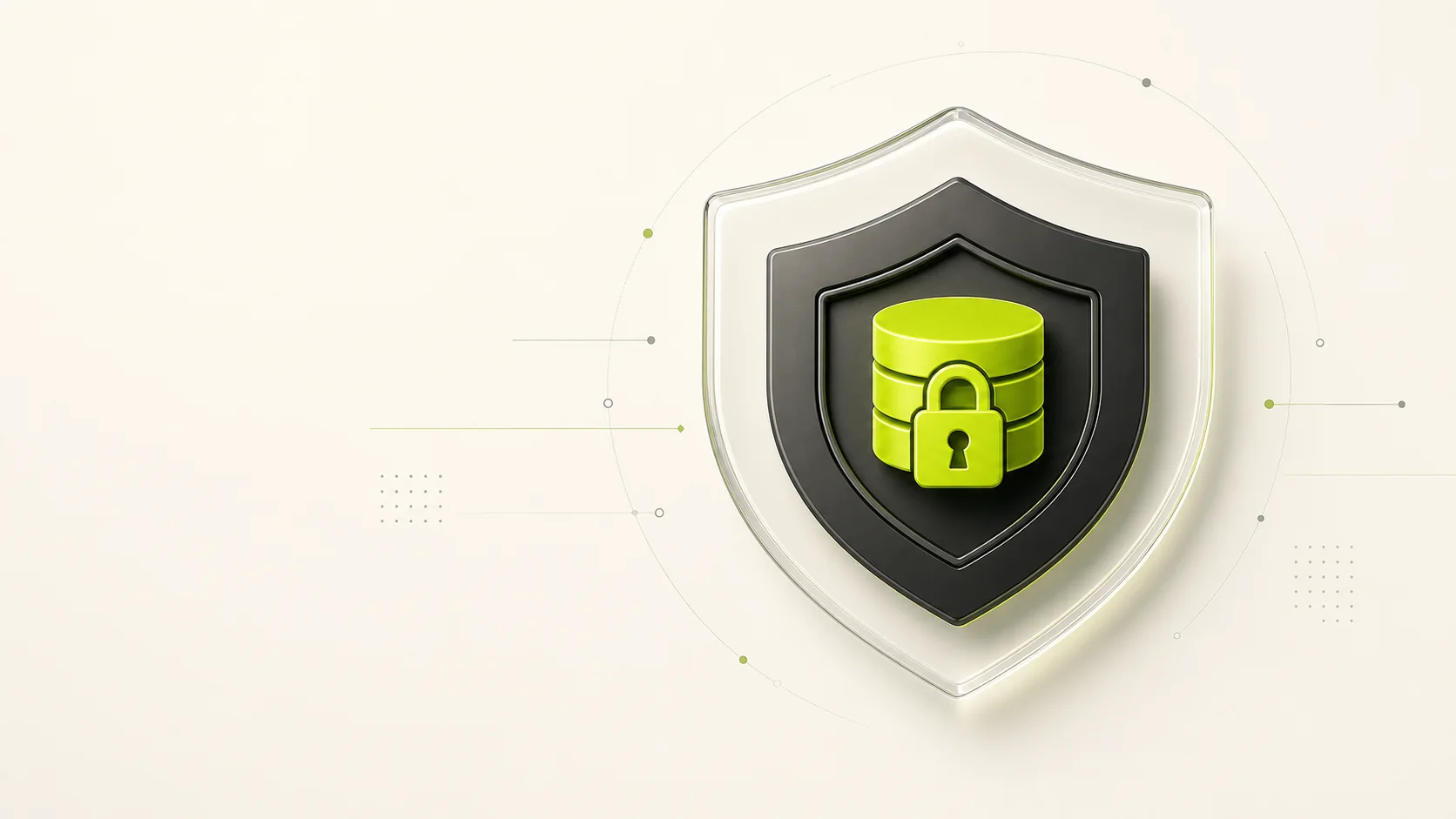 Layered shields protecting an application and database core