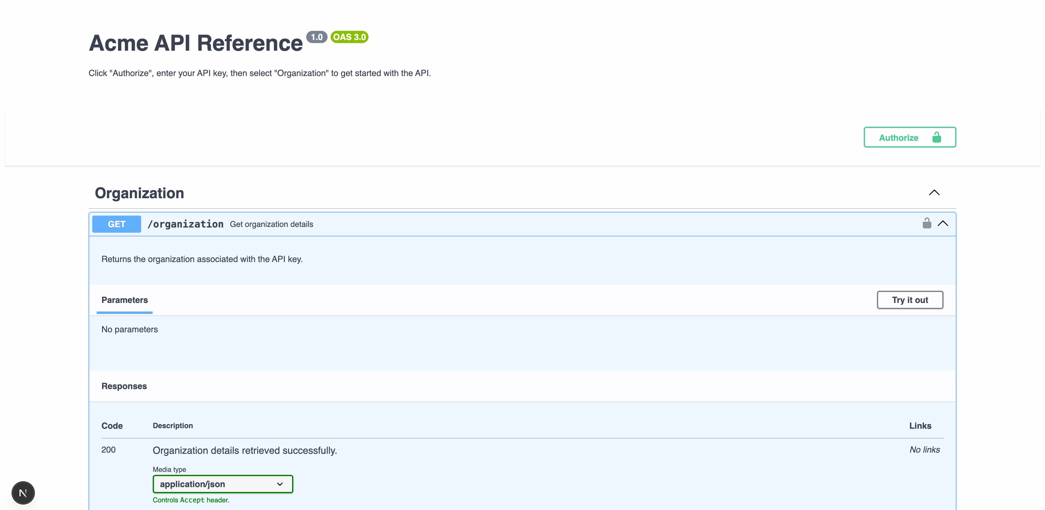 Public API