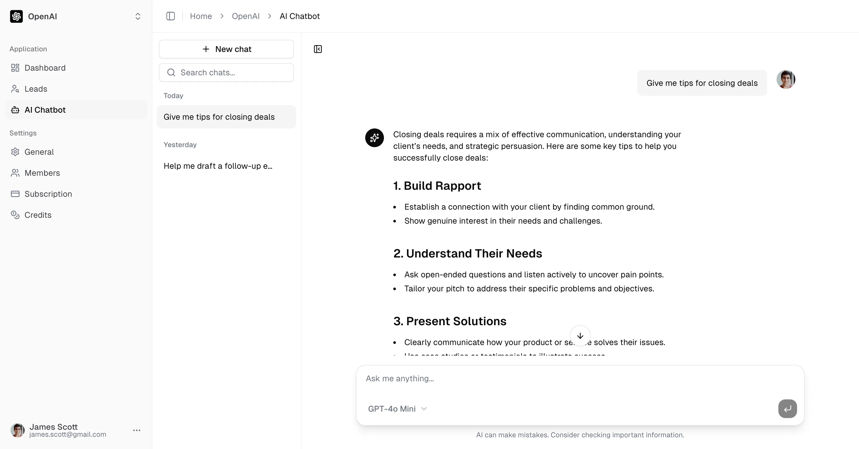 AI Chatbot