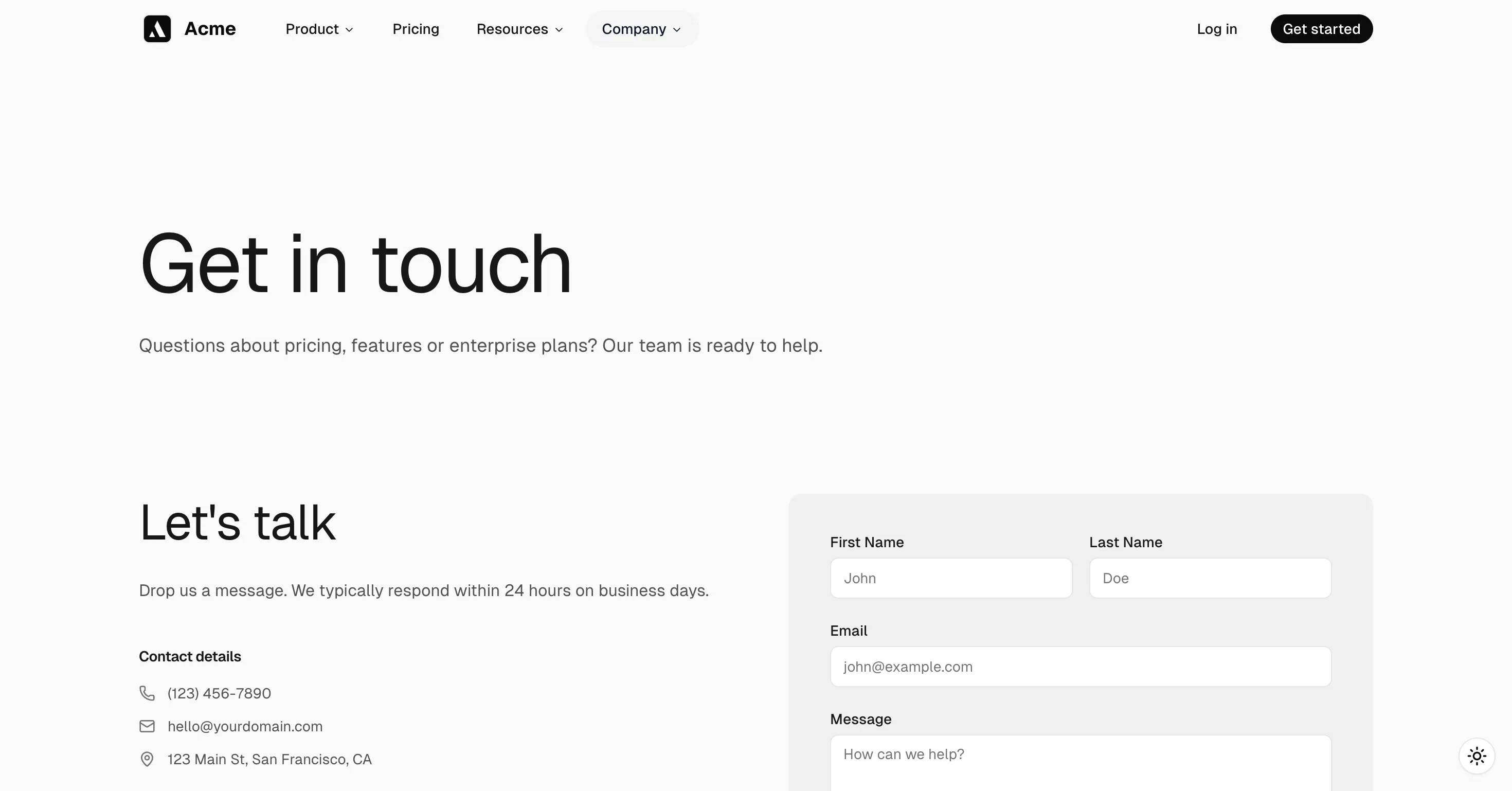 Contact