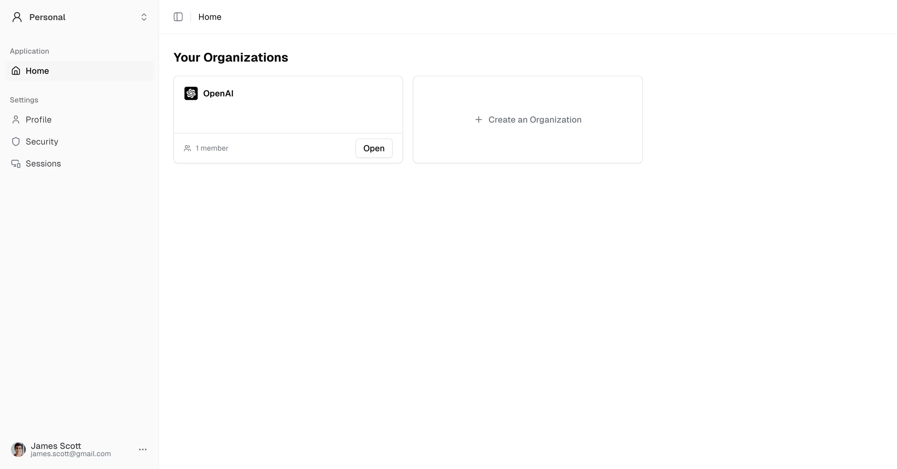 Home (Organizations)